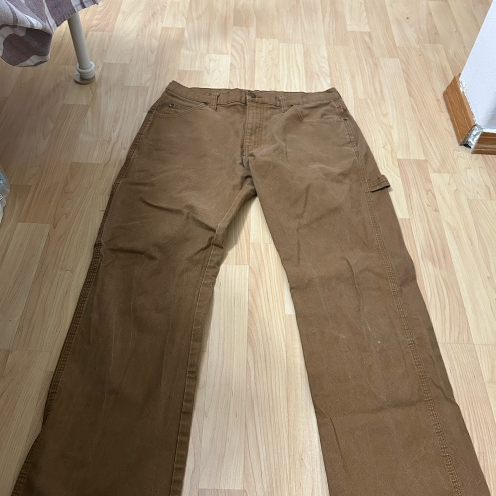 Dickies Brown Cargo Pants Relaxed Fit